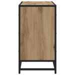Casa si Gradina - Mobilier - Mobilier baie - Comode baie - Dulap pentru Chiuveta de Baie stejar artizanal 65 x 33 x 60 cm - Infinity.ro