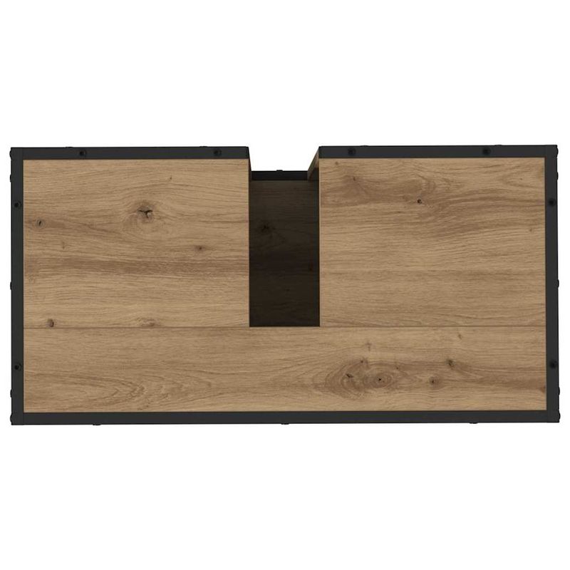 Casa si Gradina - Mobilier - Mobilier baie - Comode baie - Dulap pentru Chiuveta de Baie stejar artizanal 65 x 33 x 60 cm - Infinity.ro