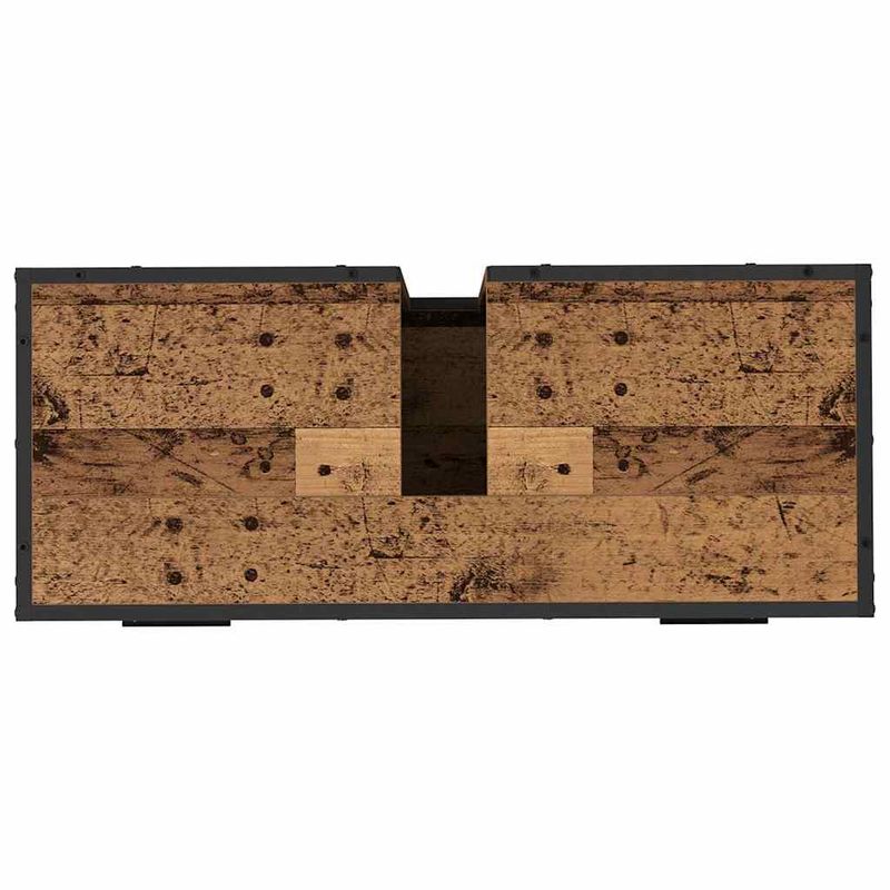 Casa si Gradina - Mobilier - Mobilier baie - Comode baie - Dulap pentru Chiuveta de Baie cu usa Lemn vechi 80 x 33 x 60 cm - Infinity.ro