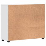 Casa si Gradina - Mobilier - Comode si corpuri - Comode - Bufet Alb foarte lucios 88.5 x 30.5 x 73 cm Lemn compozit - Infinity.ro