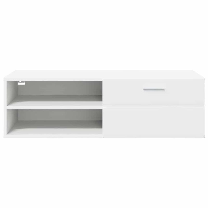 Casa si Gradina - Mobilier - Seturi de mobilier - Seturi living - Cabinet TV cu sertar Alb 100.5 x 39 x 30 cm Lemn compozit - Infinity.ro