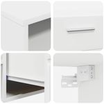 Casa si Gradina - Mobilier - Seturi de mobilier - Seturi living - Cabinet TV cu sertar Alb 100.5 x 39 x 30 cm Lemn compozit - Infinity.ro