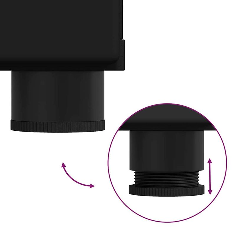 Casa si Gradina - Mobilier - Mobilier baie - Corpuri baie - Dulap de Baie cu usa Negru 37 x 31.5 x 82 cm Lemn compozit - Infinity.ro