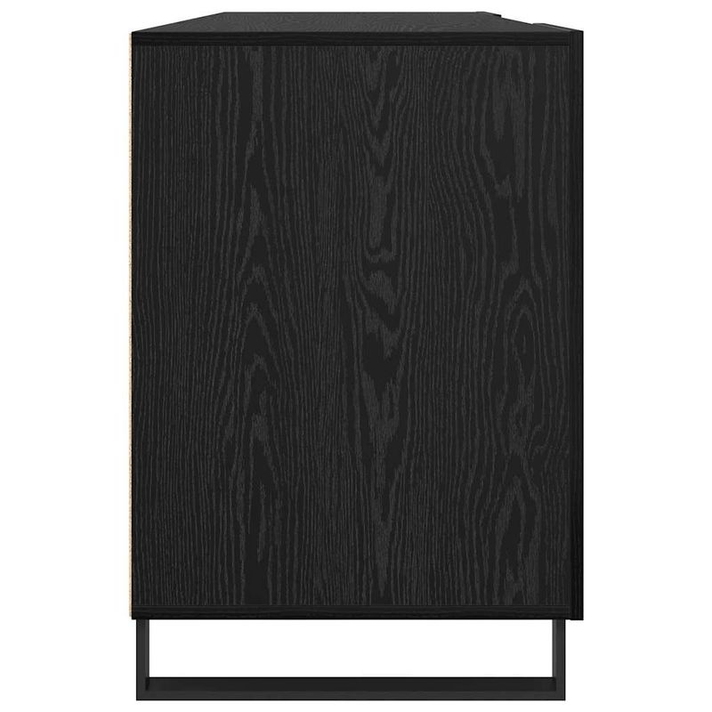 Casa si Gradina - Mobilier - Mese si birouri - Birouri - Birou cu raft Stejar negru 140 x 50 x 75 cm Lemn compozit - Infinity.ro