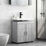 Casa si Gradina - Mobilier - Mobilier baie - Comode baie - Cabinet pentru chiuveta de baie sonoma gri 60 x 34 x 63 cm - Infinity.ro