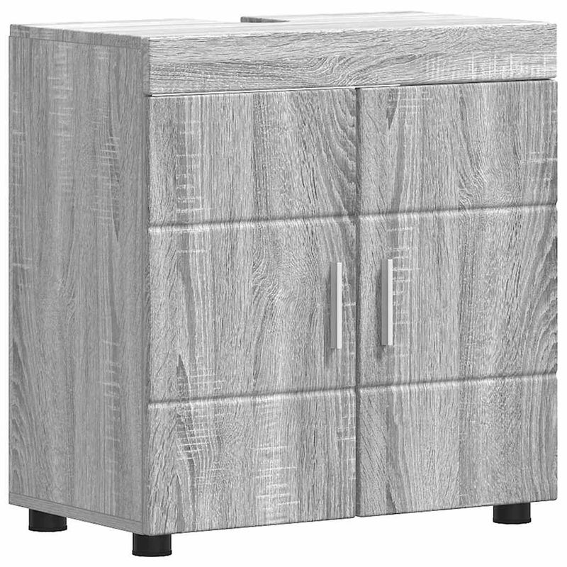 Casa si Gradina - Mobilier - Mobilier baie - Comode baie - Cabinet pentru chiuveta de baie sonoma gri 60 x 34 x 63 cm - Infinity.ro
