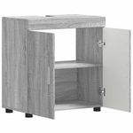 Casa si Gradina - Mobilier - Mobilier baie - Comode baie - Cabinet pentru chiuveta de baie sonoma gri 60 x 34 x 63 cm - Infinity.ro