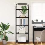 Casa si Gradina - Mobilier - Biblioteci si rafturi - Biblioteci - Raft pentru carti Stejar negru 60 x 30 x 183 cm Lemn compozit - Infinity.ro