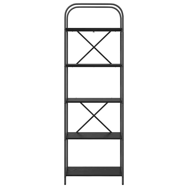 Casa si Gradina - Mobilier - Biblioteci si rafturi - Biblioteci - Raft pentru carti Stejar negru 60 x 30 x 183 cm Lemn compozit - Infinity.ro