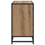 Casa si Gradina - Mobilier - Mobilier baie - Comode baie - Dulap pentru Chiuveta de Baie stejar artizanal 80 x 33 x 60 cm - Infinity.ro