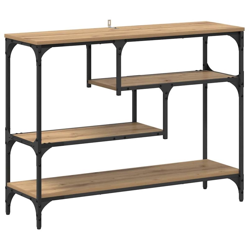 Casa si Gradina - Mobilier - Comode si corpuri - Console - Masa de consola stejar artizanal 100 x 30 x 75 cm Lemn compozit - Infinity.ro