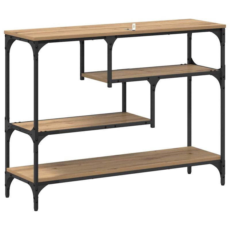 Casa si Gradina - Mobilier - Comode si corpuri - Console - Masa de consola stejar artizanal 100 x 30 x 75 cm Lemn compozit - Infinity.ro