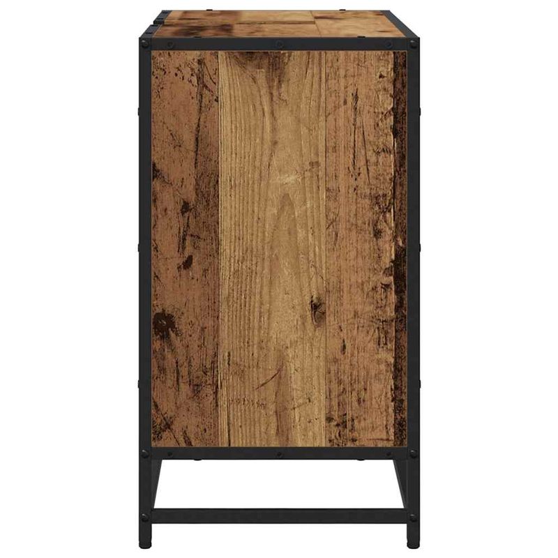 Casa si Gradina - Mobilier - Mobilier baie - Comode baie - Dulap pentru Chiuveta de Baie cu usa Lemn vechi 65 x 33 x 60 cm - Infinity.ro