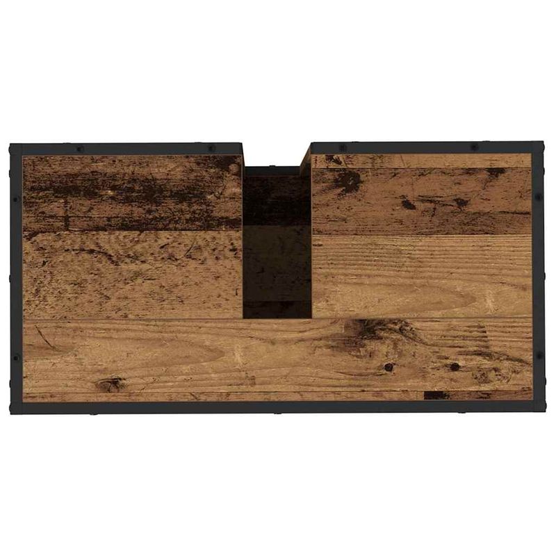 Casa si Gradina - Mobilier - Mobilier baie - Comode baie - Dulap pentru Chiuveta de Baie cu usa Lemn vechi 65 x 33 x 60 cm - Infinity.ro