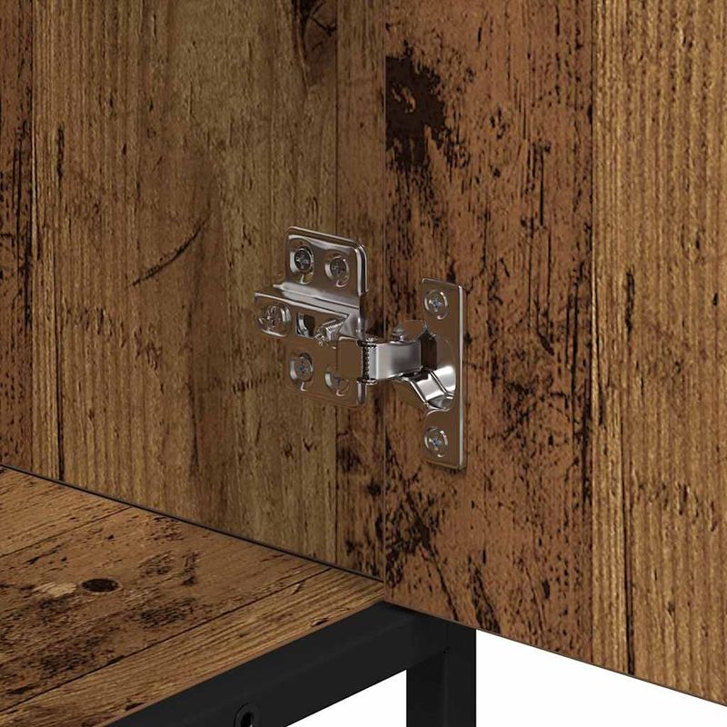 Casa si Gradina - Mobilier - Mobilier baie - Comode baie - Dulap pentru Chiuveta de Baie cu usa Lemn vechi 65 x 33 x 60 cm - Infinity.ro