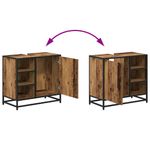 Casa si Gradina - Mobilier - Mobilier baie - Comode baie - Dulap pentru Chiuveta de Baie cu usa Lemn vechi 65 x 33 x 60 cm - Infinity.ro