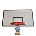 Sport si Outdoor - Sporturi de echipa - Baschet - Cosuri si panouri baschet - Sistem baschet perete Anastasia Sport – Panou 180x105 cm, Inel antivandalizare si Plasa Tricolora - Infinity.ro