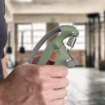 Sport si Outdoor - Fitness - Aparate fitness - Accesorii aparate fitness - Flexor pentru exercitii antebrat, ajustabil, rezistenta 10-100kg, contor electronic cu 4 cifre, Gonga® Verde - Infinity.ro