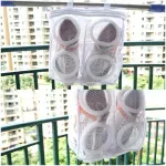 Electronice si Electrocasnice - Masini si uscatoare de rufe - Accesorii masini de spalat si uscatoare - Saculet din plasa pentru spalarea incaltarilor, Gonga® Alb - Infinity.ro