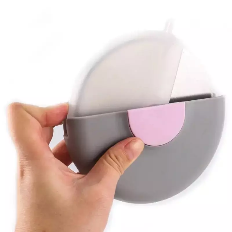 Casa si Gradina - Bucatarie si vesela - Vesela si tacamuri - Cutite si seturi de cutite - Cutit solid, rotund, pentru pizza, cu diametrul de 8,5 cm, Gonga® Gri - Infinity.ro