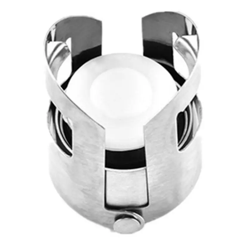 Casa si Gradina - Bucatarie si vesela - Accesorii bar - Tirbusoane si dopuri - Dop practic, pentru vin si sampanie, Gonga® Argintiu - Infinity.ro