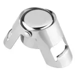Casa si Gradina - Bucatarie si vesela - Accesorii bar - Tirbusoane si dopuri - Dop practic, pentru vin si sampanie, Gonga® Argintiu - Infinity.ro