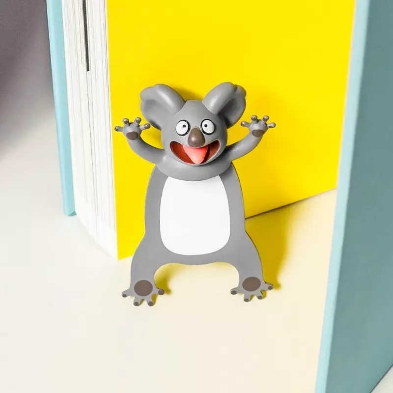 Carti si Birotica - Carti - Accesorii pentru cititori - Semn de carte, model 3D, Gonga® Gri - Infinity.ro