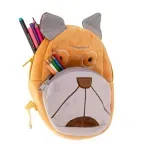 Fashion, accesorii si bijuterii - Copii - Accesorii copii - Genti si rucsacuri copii - Mini rucsac de plus, caine prietenos, 24 de cm, Gonga® Portocaliu - Infinity.ro