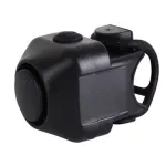 Sport si Outdoor - Ciclism - Piese pentru biciclete - Accesorii piese biciclete - Sonerie electrica de mare putere pentru bicicleta, cu baterii, Gonga® Negru - Infinity.ro