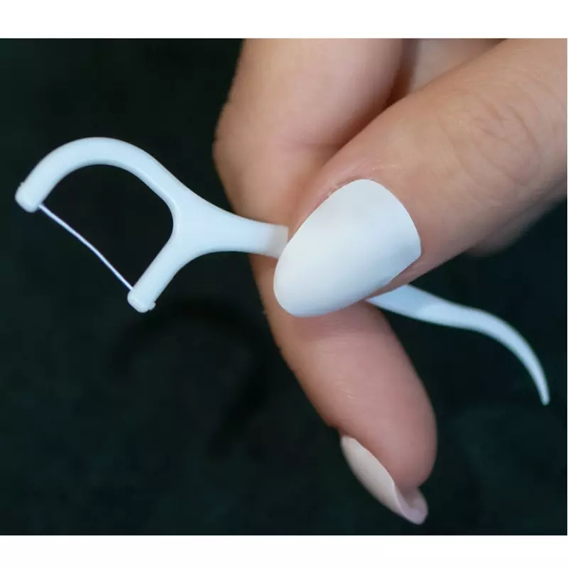 Ingrijire personala si Cosmetice - Igiena dentara - Periute de dinti clasice - Ata dentara, 50 buc, Gonga® Alb - Infinity.ro