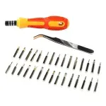 Casa si Gradina - Constructii - Scule de mana si unelte - Surubelnite - Trusa surubelnita cu 30 de varfuri, Gonga® Galben - Infinity.ro