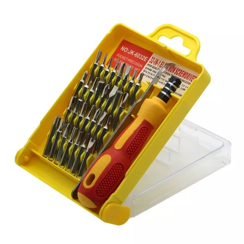 Casa si Gradina - Constructii - Scule de mana si unelte - Surubelnite - Trusa surubelnita cu 30 de varfuri, Gonga® Galben - Infinity.ro