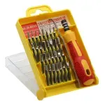 Casa si Gradina - Constructii - Scule de mana si unelte - Surubelnite - Trusa surubelnita cu 30 de varfuri, Gonga® Galben - Infinity.ro