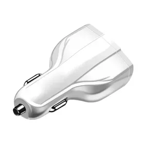 Incarcator Auto 2x USB si 1x USB-C, Gonga® Alb