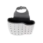 Market - Curatenie si intretinere casa - Produse bucatarie - Lavete si bureti - Suport pentru burete de vase bucatarie pentru chiuveta, curea reglabila din silicon, Gonga® Gri - Infinity.ro