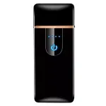 Market - Tutun si tigari - Articole si accesorii tutun - Bricheta electrica cu senzor, antivant, cablu usb inclus, Gonga® Negru - Infinity.ro
