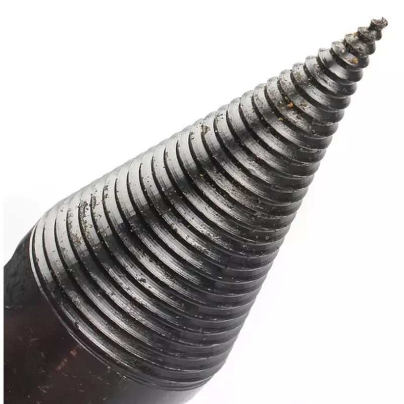 Casa si Gradina - Constructii - Scule de mana si unelte - Accesorii scule de mana - Burghiu conic pentru despicarea lemnului, Gonga® Negru - Infinity.ro