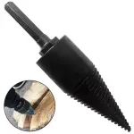 Casa si Gradina - Constructii - Scule de mana si unelte - Accesorii scule de mana - Burghiu conic pentru despicarea lemnului, Gonga® Negru - Infinity.ro