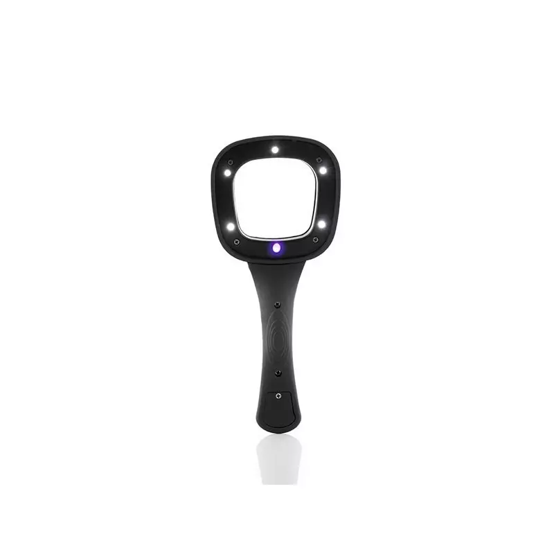 TV, Audio-Video si Foto - Optica, astronomie si metrologie - Optica si astronomie - Lupe si instrumente optice - Lupa de mana cu marire 3X si iluminare LED, Gonga® Negru - Infinity.ro