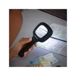 TV, Audio-Video si Foto - Optica, astronomie si metrologie - Optica si astronomie - Lupe si instrumente optice - Lupa de mana cu marire 3X si iluminare LED, Gonga® Negru - Infinity.ro