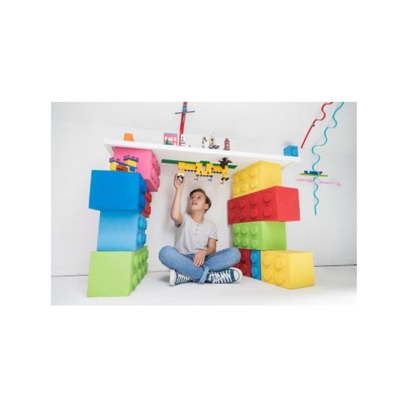 Jucarii, Copii si Bebe - Jucarii si jocuri - Seturi de constructie si cuburi - Seturi de constructie - Banda adeziva de constructie pentru lego, rosu, VIVO, EFG1084 - Infinity.ro