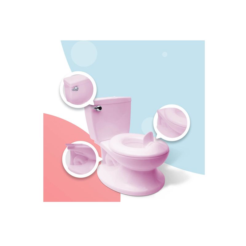 Jucarii, Copii si Bebe - Igiena si ingrijire - Baia bebelusului - Olite si reductoare WC - Olita educationala cu sunete, roz, 406029 - Infinity.ro