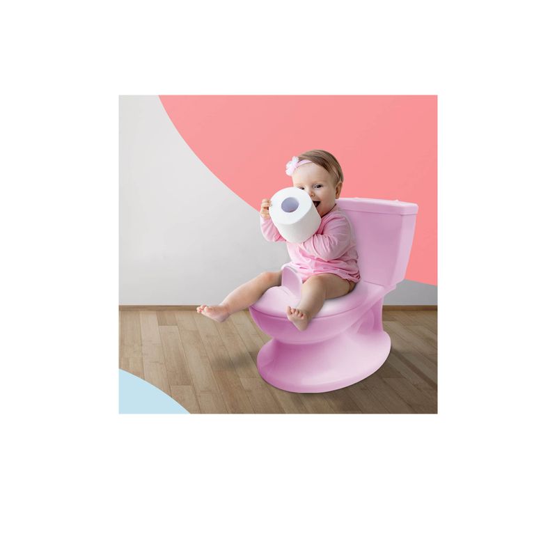 Jucarii, Copii si Bebe - Igiena si ingrijire - Baia bebelusului - Olite si reductoare WC - Olita educationala cu sunete, roz, 406029 - Infinity.ro