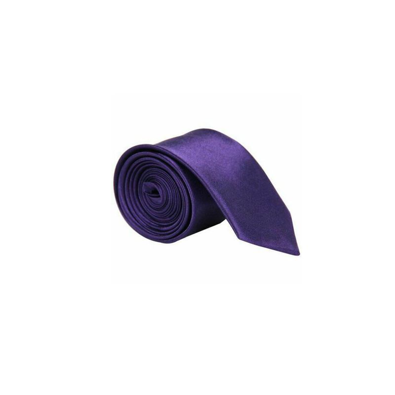 Fashion, accesorii si bijuterii - Barbati - Accesorii barbati - Cravate si papioane barbati - Cravata cu aspect matasos, mov, 157 x 9 cm, CRV2, Vivo, CRV2-PURPLE - Infinity.ro