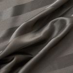Casa si Gradina - Textile si covoare - Lenjerii de pat - Cearceafuri de pat - Cearceaf cu elastic, 180x200, satin, gri antracit, 30cm, husa protectie pat premium, gri cu dungi - Infinity.ro