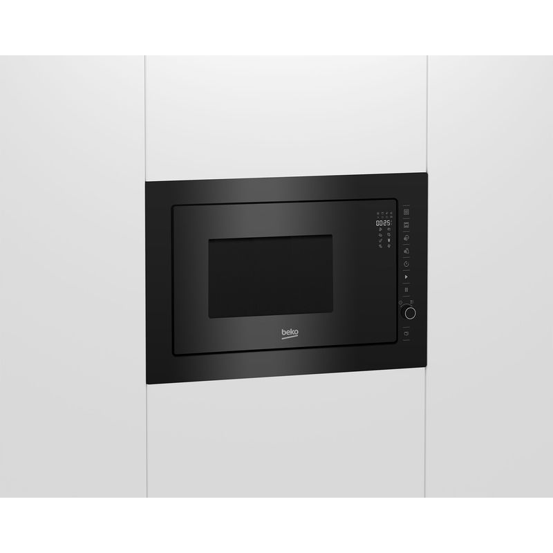 Electronice si Electrocasnice - Aragazuri, cuptoare si hote - Cuptoare - Cuptoare cu microunde incorporabile - Cuptor cu microunde incorporabil Beko BMGB25333BG, 25 L, 900W, Grill, Negru - Infinity.ro