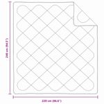 Casa si Gradina - Textile si covoare - Pături și cuverturi - Pături - Patura cu perne Argyle, 3 pcs, Alb, 240 x 220 cm, Microfibra - Infinity.ro