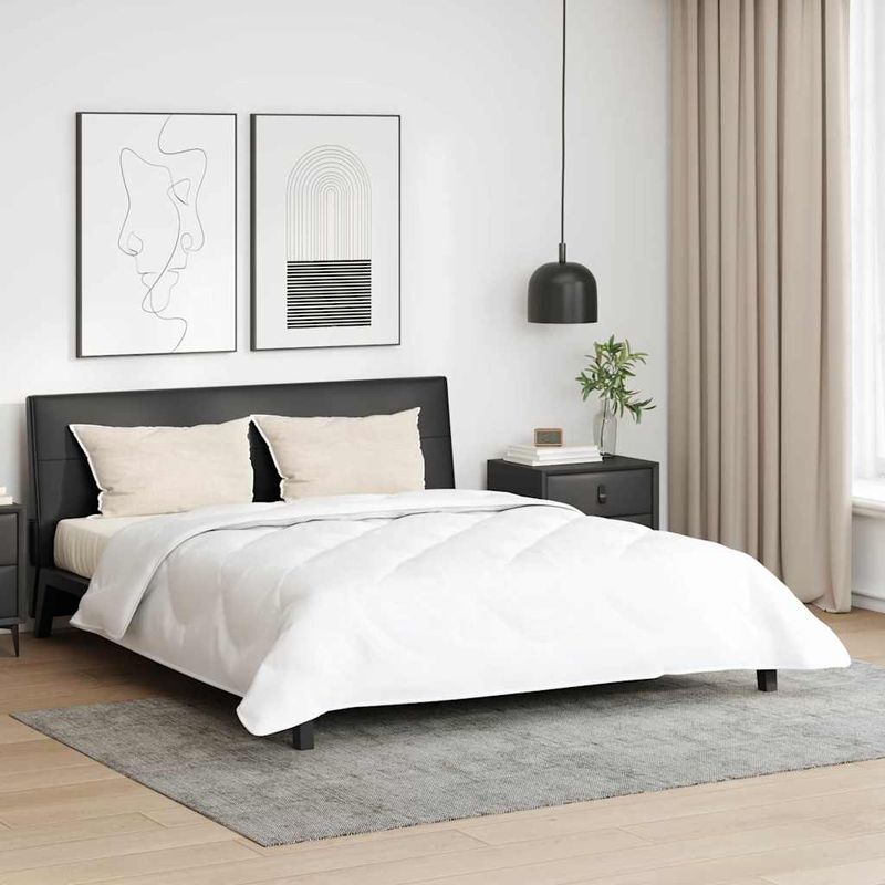 Casa si Gradina - Textile si covoare - Pături și cuverturi - Pături - Patura cu perne Argyle, 3 pcs, Alb, 240 x 260 cm, Microfibra - Infinity.ro