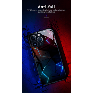 Husa telefon luminoasa pentru Iphone 14 Pro, activata prin sunet, rezistenta la zgarieturi, praf, socuri si apa