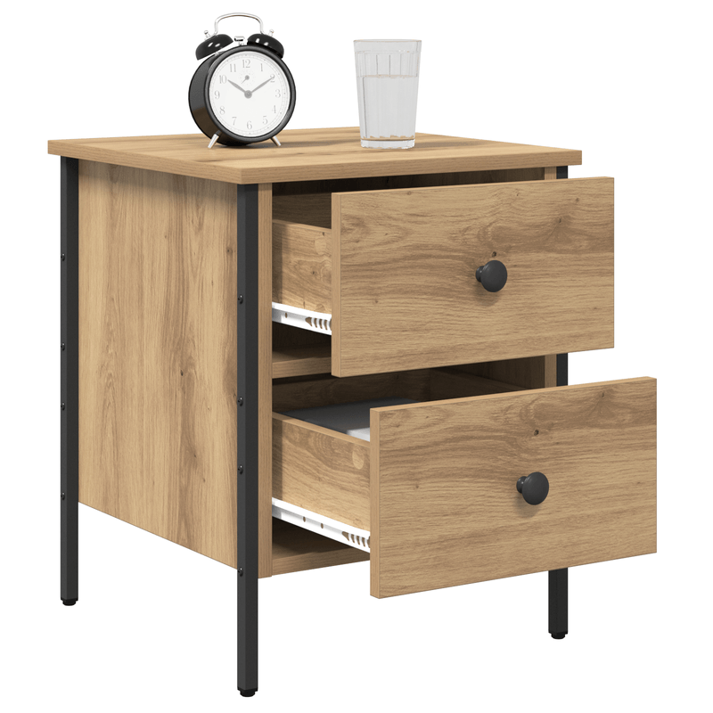 Casa si Gradina - Mobilier - Comode si corpuri - Noptiere - Noptiera Artisan Oak 40x42x50 cm Lemn prelucrat - Infinity.ro